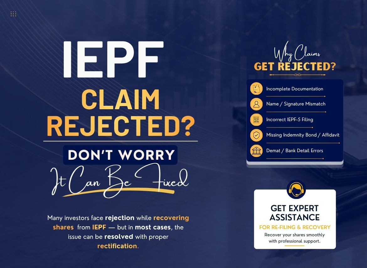 IEPF Claim Rejected